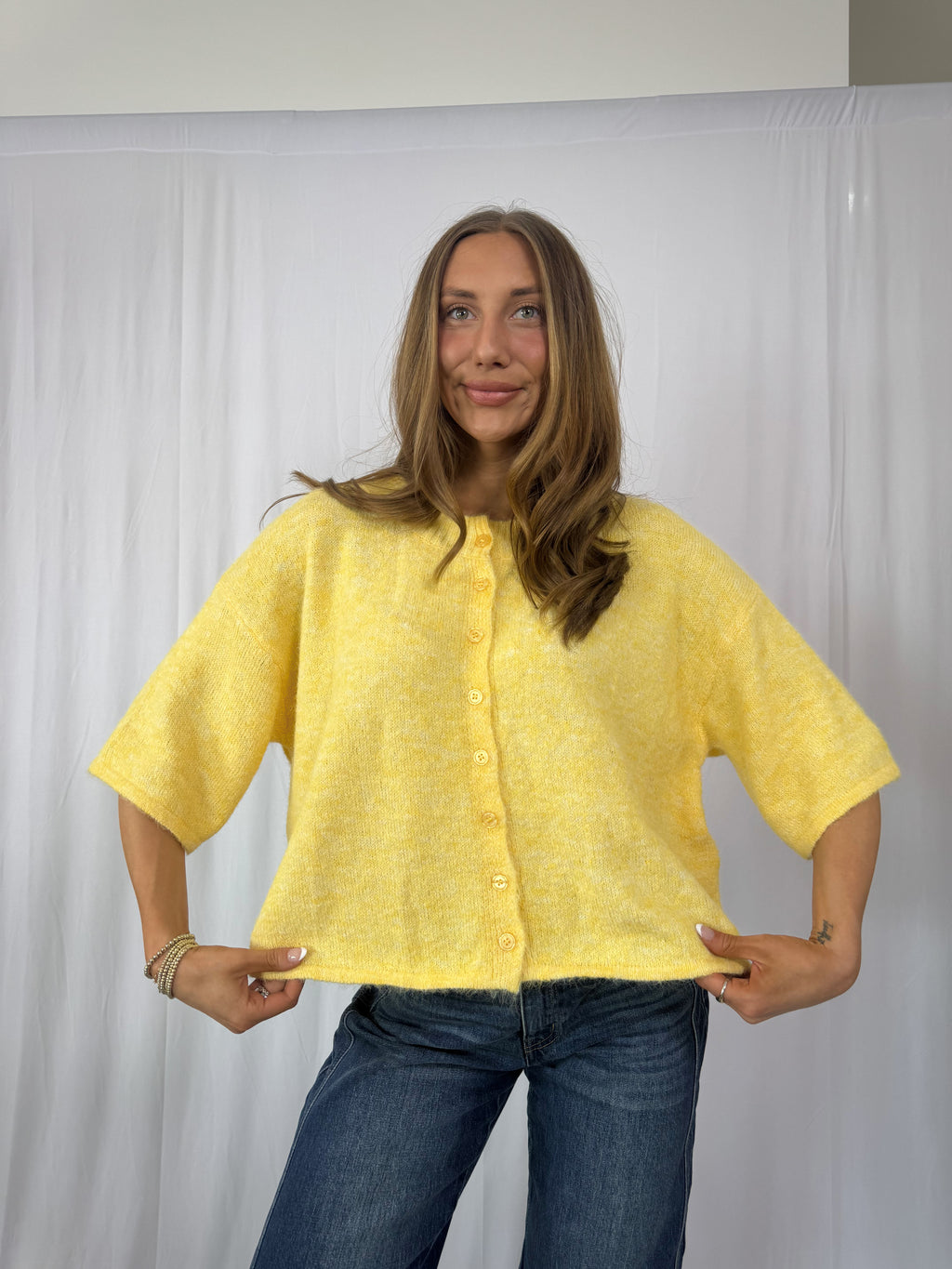 Buttercup Button Up Sweater