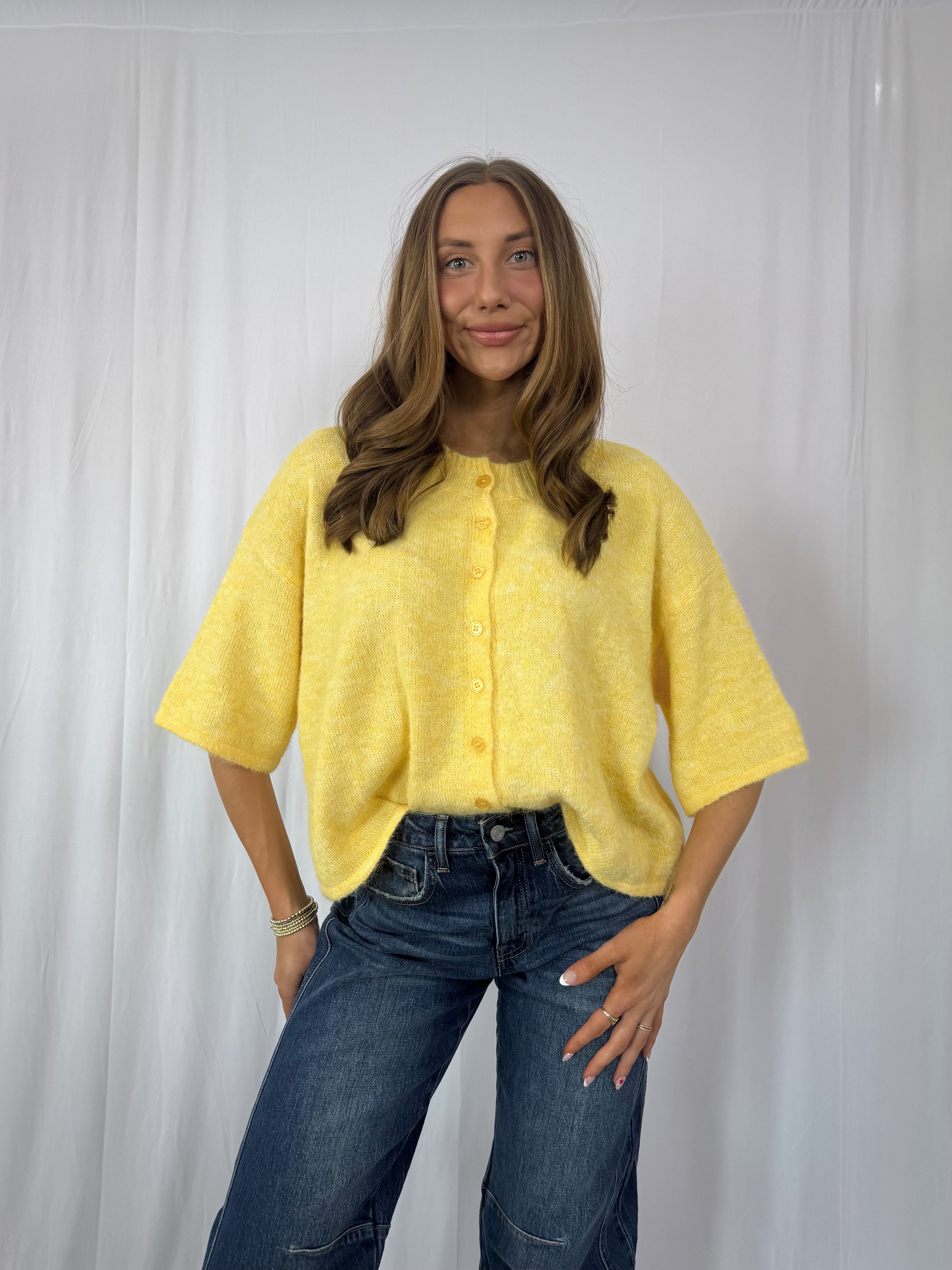 Buttercup Button Up Sweater