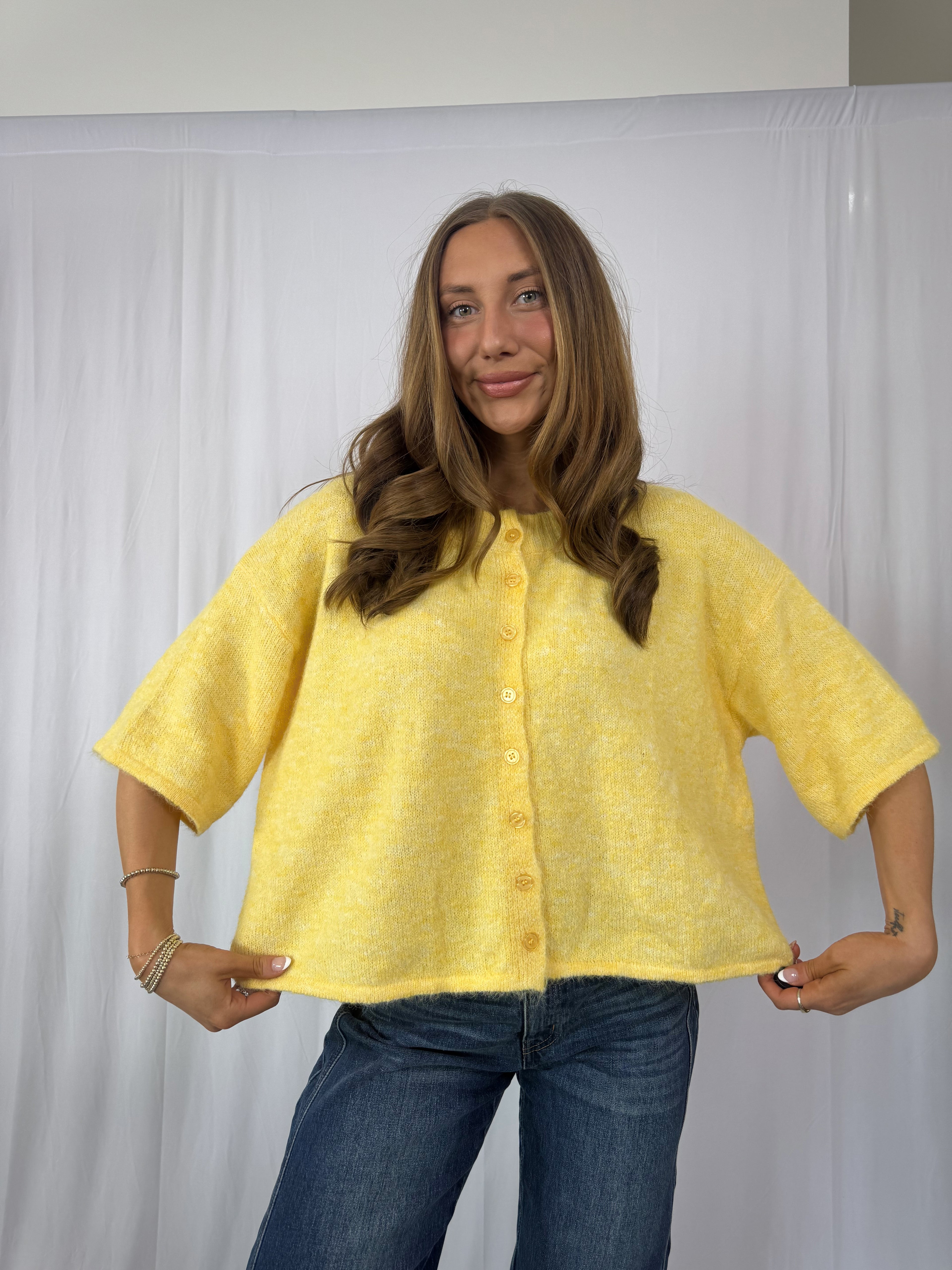 Buttercup Button Up Sweater