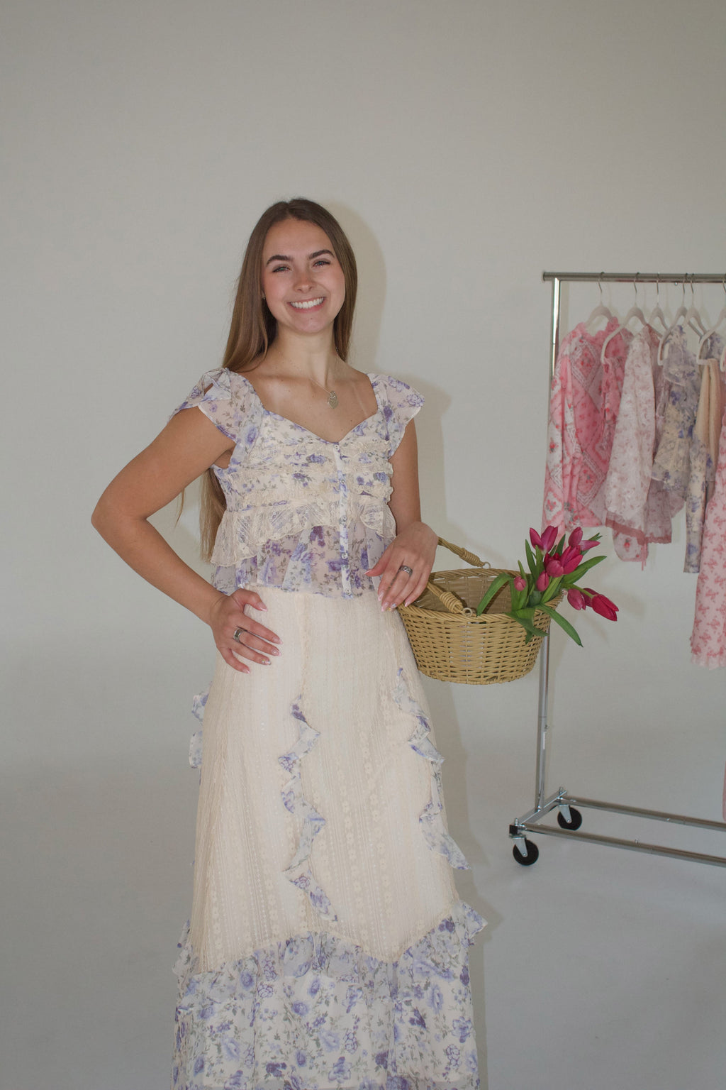 Ivory Grace Skirt Set